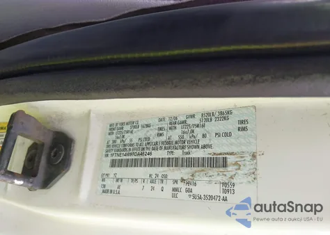 2007 Ford E-150 Commercial/Recreational from USA, damaged, VIN 1FTNE14W97DA46246